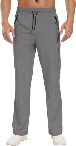 Hiking Pants Men Cargo Pants Water Resistant Lightweight Work Casual Pants Joggers with Zipper Pockets Outdoor HH24019M in Saudi Arabia
