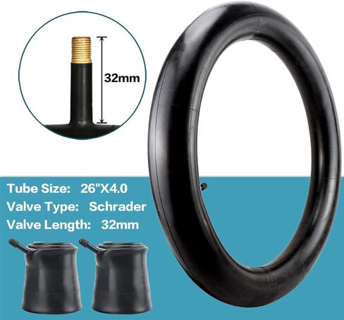 SIMEIQI 2 Pack 26 x 4.0 بوصة إطار دراجة سمينة زوج من إطار دراجة الثلج الكهربائية القابلة للطي in Kuwait