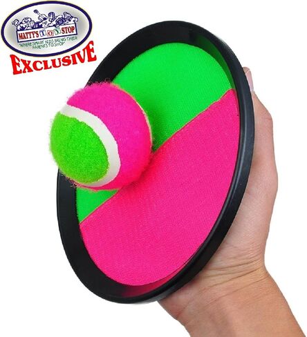 مجموعة ألعاب التجديف الفاخرة من ماتي توي ستوب (خطاف وحلقة) مع 4 مجاديف و3 كرات وحقيبة تخزين - لعبة كلاسيكية خارجية، مثالية للشاطئ أو الفناء الخلفي أو في المنزل! in Kuwait