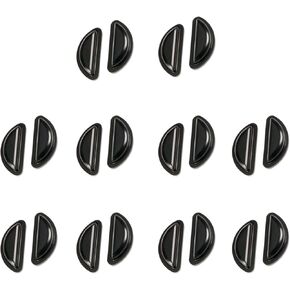 10Pairs Silicone Adhesive Eyeglass Nose Pads, 3.5mm Thickness Anti Slip Nose Grips with Air Bag for Sunglasses Eyeglasses
