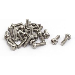 uxcell M6x20mm 304 Stainless Steel Button Head Torx Socket Cap Screws Fasteners 25pcs