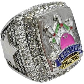 Customize Bowling Champions Fantasy Championship Rings Trophy Prize