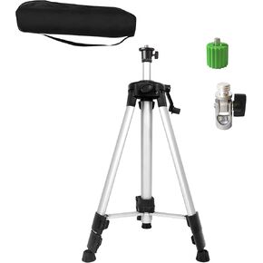 FENORGAN-47.24Tripod for 47.24 inch Laser Level Universal Interface 1/4 or 5/8 inch Thread Aluminum Alloy Material with Diagonal Adapter and 59 inches (59 inches)