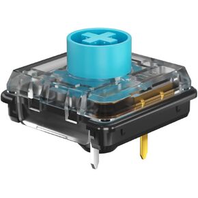 مفتاح لوحة مفاتيح ميكانيكي منخفض المستوى Choc V2 Keystem منخفض المستوى DIY MX Switch باللمس انقر فوق بطانة 5PIN (10 قطع، أزرق)