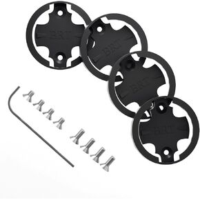 Bike Computer Mount for Garmin - 4 Pcs Mount Insert Adapter for Garmin Edge Out Front Bike Mount, Cycling Computer Mounts Replacement Base