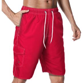 Mens Swim Trunks Swim Shorts Swimming Trunks Swimsuit Quick Dry with Mesh Lining Swimwear