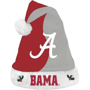 FOCO Alabama Crimson Tide 2017 NCAA Basic Logo Plush Christmas Santa Hat