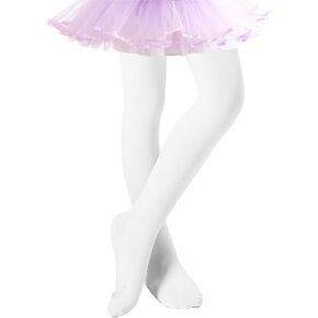 Grils' Dance Tights Ultra Soft Ballet Footed Tights for Toddler/Little Kid/Big Kid