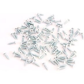 120 قطعة # 6 × 5/8 بوصة برغي خشبي فيليبس برأس مسطح، براغي صفائح معدنية، مطلية بالزنك، رؤوس بيضاء. in Kuwait