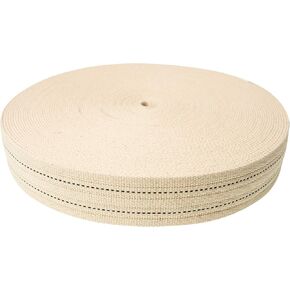 Cotton Strapping for Use As Soft Tie Down Strapping for Cotton Webbing Straps - 2 Inch Wide by 100 Foot Long Roll