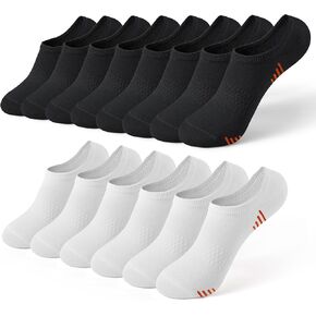 Honeysea 12 Pairs No Show Socks Women Men - Low Cut Casual Ankle Socks Athletic Non Slip Socks with Multi Color