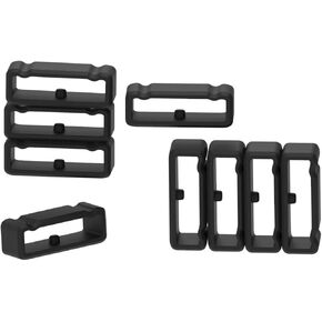 FitTurn Replacement Fastener Ring Band Keeper Loops Compatible with TIMEX Ironman Smartwatch -Band Keepers Secure [11pcs] Silicone Fastener Rings for TIMEX Ironman R300 GPS Smart Watch Bands