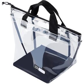 Rough Enough Clear Bag for Stadium Events Concert Women Clear Handbag with Top Handle Zipper Compartment
