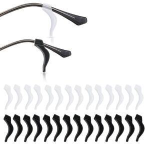 14 Pairs Ear Hook Glasses Strap Eyeglasses Ear Grip Silicone Eyeglass Holder Anti-Slip Eyeglasses Ear Grip Hooks Safety Eyewear Retainer for Sunglasses Temple Tips Sleeve Retainers for Eyeglass