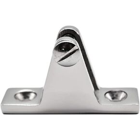 MARINE CITY 316 Stainless Steel Bimini top Deck Hinge Swivel Mount – Boat Bimini high Fitting Hardware Side Mount – Boat Top Hinges Bimini Mounts with Removable Pin (Pack of 1)
