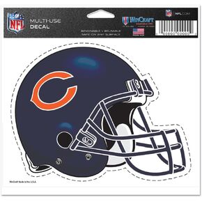 WinCraft NFL Chicago Bears 16765031 Multi-Use Colored Decal, 5" x 6"