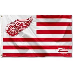 Detroit Red Wings American Nation 3x5 Flag
