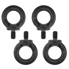 Dnyta 4pcs Lifting Shoulder Eye Bolt M10 Lifting Eye Bolts Stainless Steel Rigging Eye Bolt Lifting Forged Eye Bolts