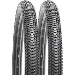 YUNSCM 2-PCS 27.5" Bike Tires 27.5X2.35 Compatible with Mountain/Off Road Bike 27.5x2.30 27.5x2.35 27.5x2.40 Bicycle Tires and Tubes(P-1277D)