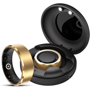 Smart Ring for Men Women Health Rings 24/7 Heart Rate Sleep Ring Waterproof Sports Games Ring Tracker Calorie Step Counter