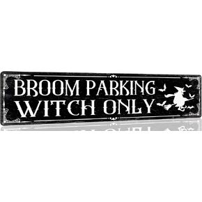 Apothecary Tin Sign Vintage Halloween Metal Signs Gothic Halloween Witch Decorations For Cafe Bar Kitchen 4x16 Inch