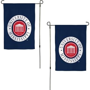 Desert Cactus University of Mississippi Garden Flag Rebels Ole Miss U of M Banner 100% Polyester (Design H)
