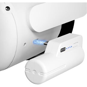 2 Battery Pack for Oculus Quest 2, 5000mAh Head Strap Battery Pack Compatible with Oculus/Meta Quest 2 Lightweight and Portable VR Extend Power Accessories for Extra 2-4H Playtime (Pack of 2)