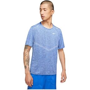 Nike Dri-FIT Rise 365 Men's Short-Sleeve Running Top CZ9184-482 S (Royal), Small