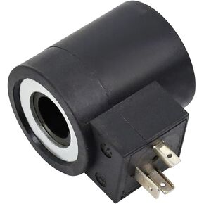 6356024 24V 5/8 Inch Hole Solenoid Valve Coil 3 Prong DIN HY 6356024 Compatible with HydraForce Valve Stem Series 10 12 16 38 58