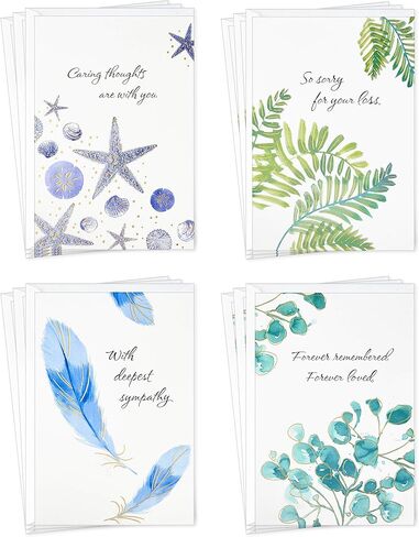 Hallmark Sympathy Cards Assortment, Nature (16 Cards with Envelopes) in Saudi Arabia