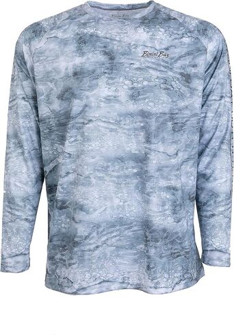 Bimini Bay Outfitters LTD Deep Currents Men's Long Sleeve Performance Fishing Shirt in Kuwait