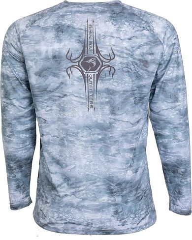 Bimini Bay Outfitters LTD Deep Currents Men's Long Sleeve Performance Fishing Shirt in Kuwait
