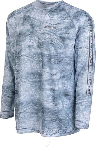 Bimini Bay Outfitters LTD Deep Currents Men's Long Sleeve Performance Fishing Shirt in Kuwait