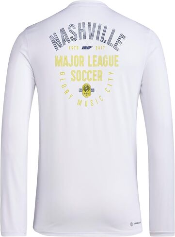 adidas Men's Nashville Sc Long Sleeve Pre-Game T-Shirt in Saudi Arabia