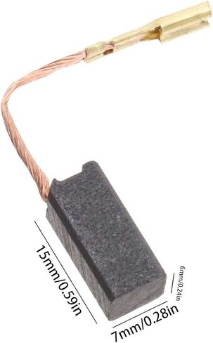 خلق فكرة 2 أزواج فرش الكربون المحرك 15x7x6.3mm متوافق مع فليكس L 1109 L 1109 FE L 1109 A L 1503 VR L 1506 VR L 1509 F1109 in Saudi Arabia