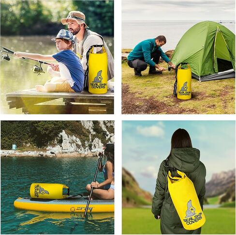 Seal Skin Covers Dry Bag 10L Waterproof Bag for Secure Storage, Ideal Dry Bags for Kayaking Waterproof Boat Accessories, Reliable Dry Bags Waterproof, Perfect Waterproof Bags for Boating Blue in Saudi Arabia