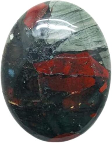 Hematite Oval Worry Stones, Palm Healing Crystal, Woory Thumb Stone, Hand Carved Natural Gem Pocket Palm Healing Crystals Chakra Reiki Healing Balancing in Saudi Arabia