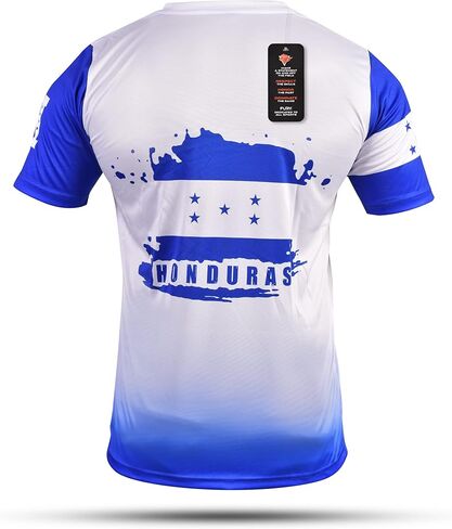 قميص كرة القدم Fury Camiseta de Futbol de Honduras - قميص كرة قدم هندوراس - قميص كرة قدم هندوراس للرجال/الرجال/النساء/للجنسين (الولايات المتحدة، ألفا، XX-Large، عادي، عادي)، متسامي in Kuwait