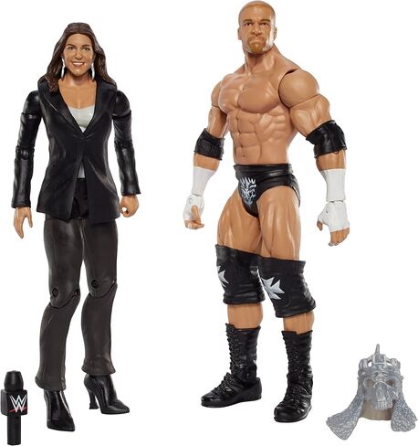 مجسم WWE Triple H وستيفاني مكمان، عبوتان in Saudi Arabia