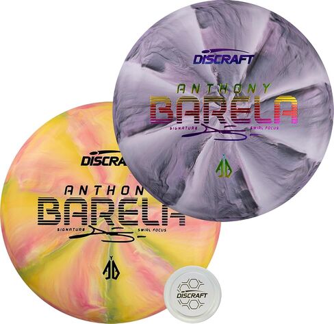 Discraft Anthony Barela Signature CT Focus 2-Pack | High-Performance Putters - Varied Colors and Foils - 173-174g in Saudi Arabia