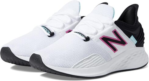 New Balance Women's Fresh Foam Roav V1 Running Shoe, Paper White/Gum, 8.5 in Saudi Arabia