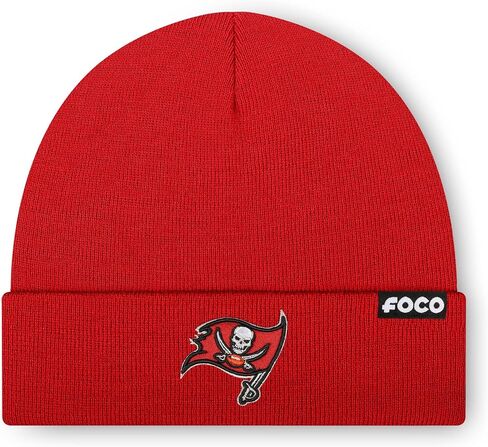 FOCO Men's NFL Team Logo Basic Beanie Hat in Saudi Arabia