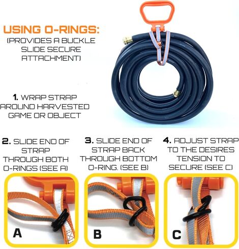 MULTUS Handle and Haul Basic Home and Garden Shop Construction Cord Organizer Handle and Strap to Secure and Carry or Drag Objects Fast and Easy in Kuwait