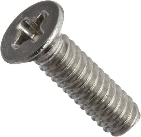 Small Parts 18-8 Stainless Steel Machine Screw, Plain Finish, Flat Head, Phillips Drive, Meets ASME B18.6.3, 5/16" Length, Fully Threaded, #2-56 UNC Threads (Pack of 100) in Saudi Arabia
