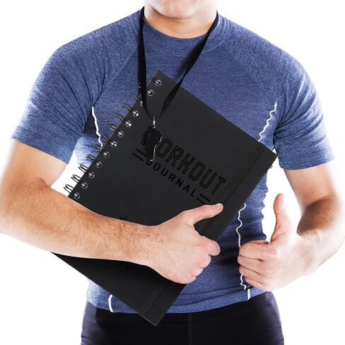 3 Pcs Fitness Workout Journal 8.3" x 5.7" Workout Log Book Planner Workout Journal with Calendar, Nutrition & Progress Tracker for Women Men in Saudi Arabia