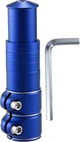 X AUTOHAUX 138mm Mountain Bike Stem Riser Fork Stem Extender Handlebar Bicycle Parts Aluminum Alloy Blue 1 Set in Saudi Arabia