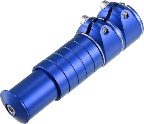 X AUTOHAUX 138mm Mountain Bike Stem Riser Fork Stem Extender Handlebar Bicycle Parts Aluminum Alloy Blue 1 Set in Saudi Arabia