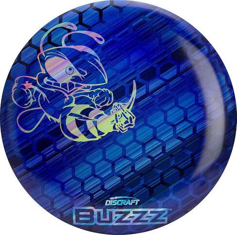 Discraft Full Foil Honeycomb Buzzz - قوس قزح وأزرق | المدى المتوسط ​​| إسب | سوبر كولور | 170 - 177+ جرام in Saudi Arabia