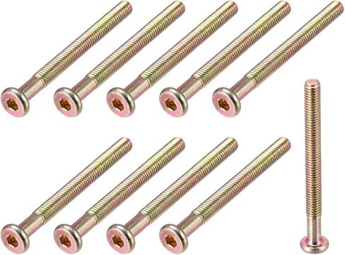 METALLIXITY Hex Socket Head Machine Screws, (M6x65mm) 15Pcs, Carbon Steel Half Thread Screws - for Machinery, Furniture, DIY in Saudi Arabia