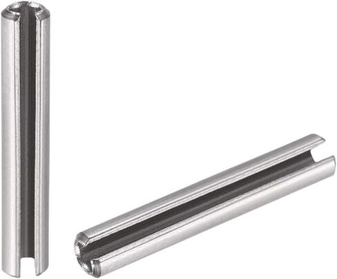 uxcell Slotted Spring Pin - M1.5 x 8mm 304 Stainless Steel Split Spring Roll Dowel Pins Plain Finish 100Pcs in Saudi Arabia